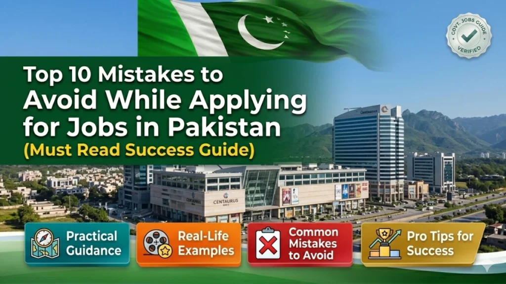 Top 10 Mistakes to Avoid While Applying for Jobs in Pakistan (Must Read Success Guide)