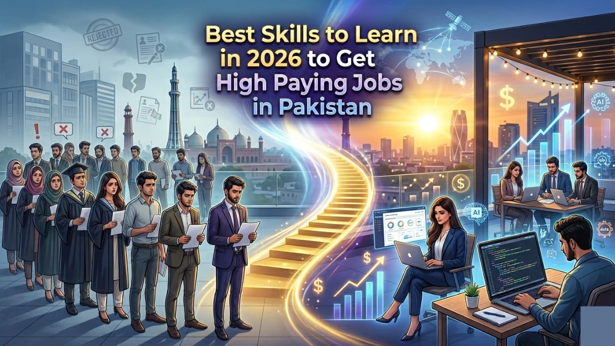 Best Skills to Learn in 2026 to Get High Paying Jobs in Pakistan