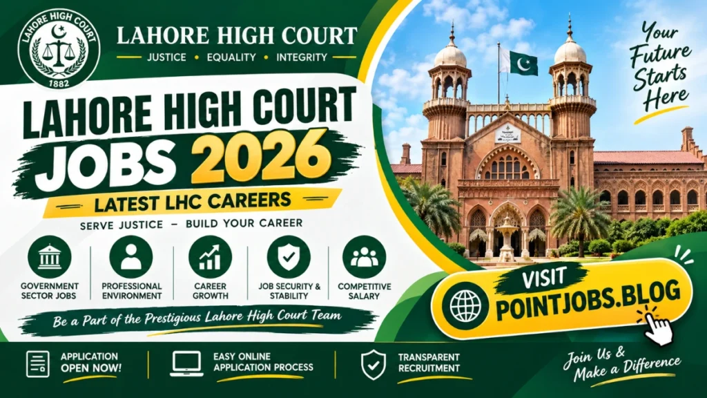 Lahore High Court Jobs 2026 – Latest LHC Careers Apply Online
