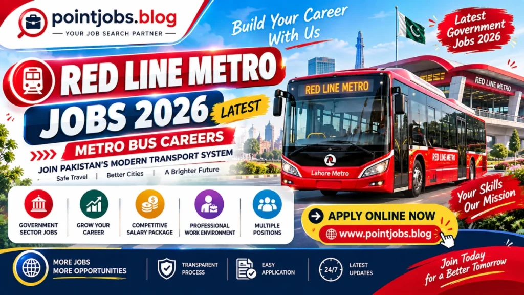 Red Line Metro Jobs 2026 – Latest Metro Bus Careers Apply Online