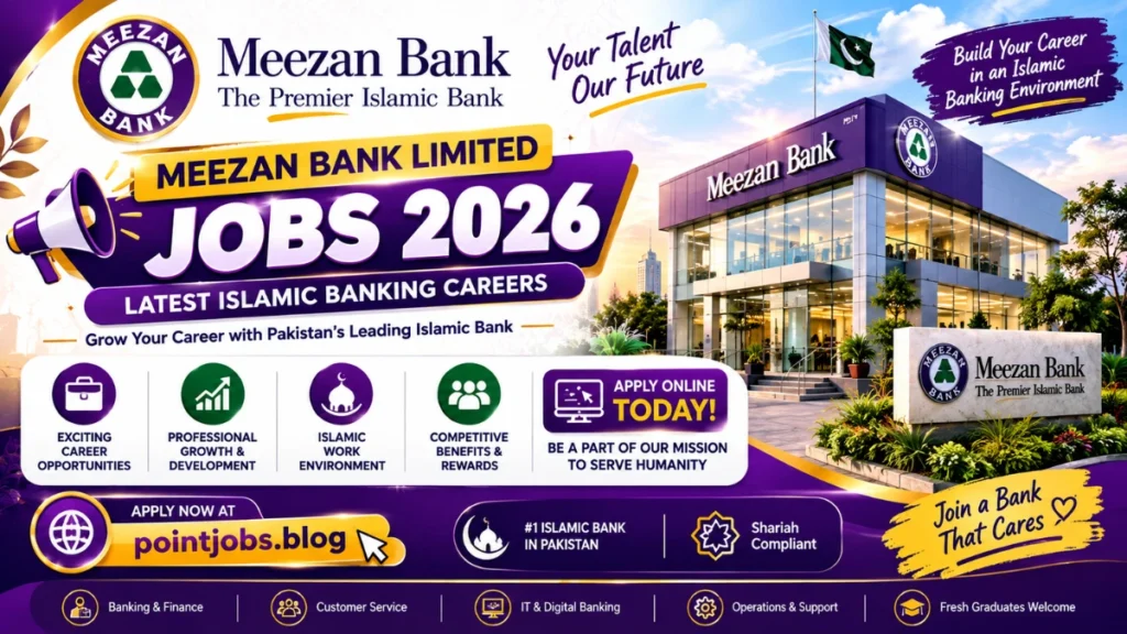 Meezan Bank Limited Jobs 2026 – Latest Islamic Banking Careers Apply Online