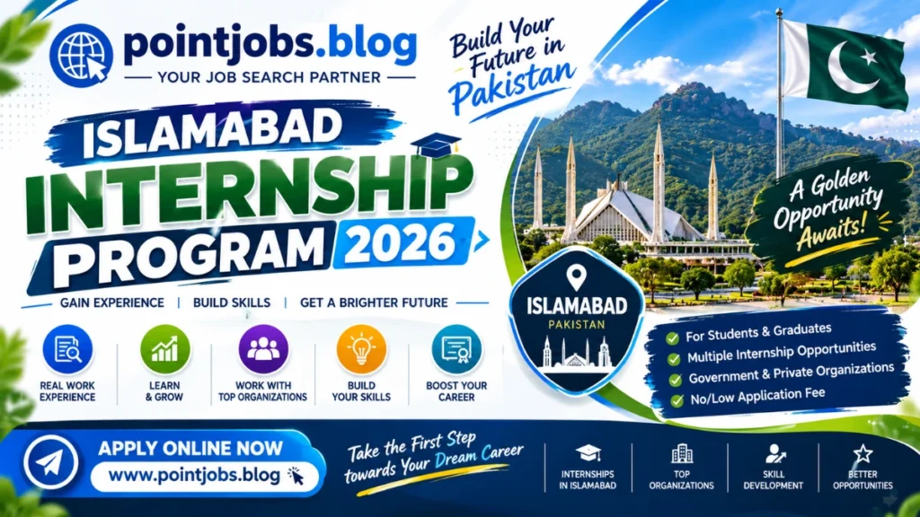 Islamabad Internships 2026 – Explore New Opportunities for Students and Fresh Graduates