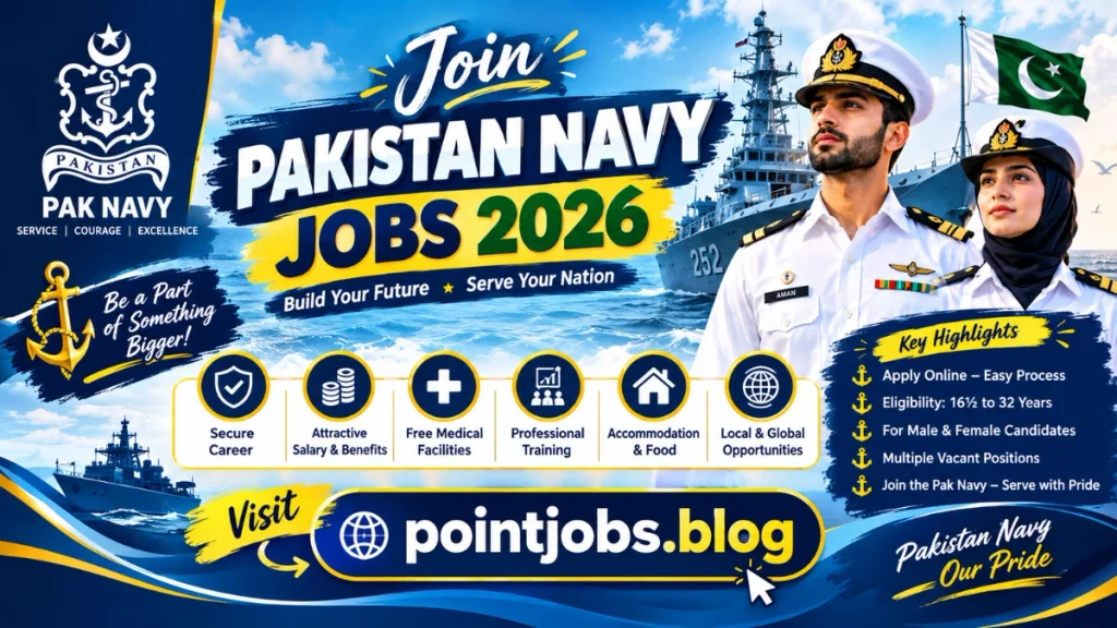 Pak Navy Jobs 2026 – Latest Pakistan Navy Vacancies Apply Online