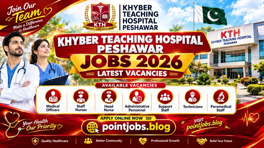 Khyber Teaching Hospital Peshawar Jobs 2026 – Latest Vacancies – Apply Online